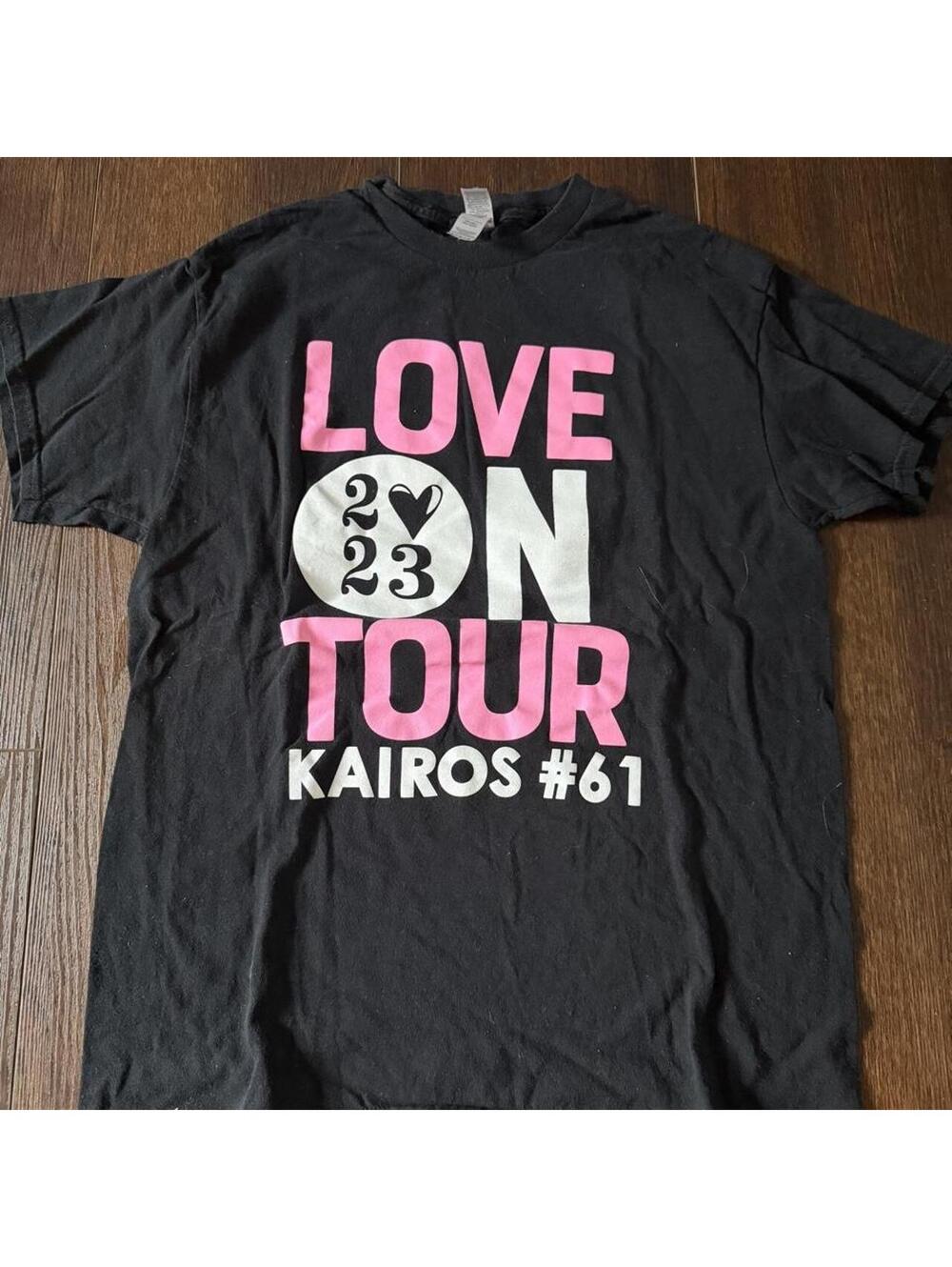 Women's Black and Multi Tshirt